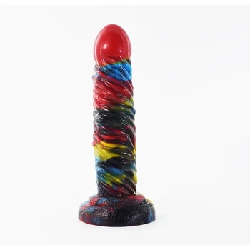 Animal Imens Fantezie Penis Artificial Jucarii Sexuale Din Silicon Colorat Anal, Masaj Erotic Fund Orgasm Femei Puli Sex-Shop