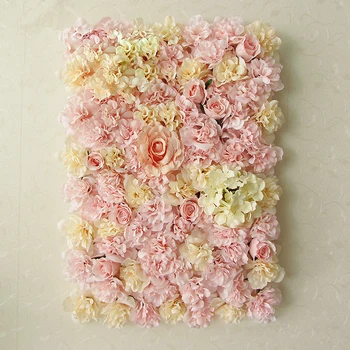 40X60cm Mătase Artificială Rose Floare Hortensie Perete Decor Nunta Fondul Panouri Petrecere de Ziua Îndrăgostiților Decor