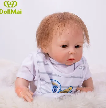 Copil nou-născut băiat păpuși reborn bebes renăscut menino 46cm silicon renăscut baby dolls cadou oyuncak bebek silikon