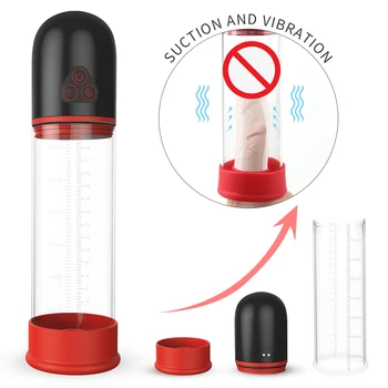 Exercițiu Adult Produs Pentru barbati Electric Automat Pompa pentru Penis de Extindere Pompa de Vacuum Aspirație Penis Extender Jucarii Sexuale