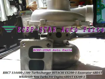NOI RHC7 114400-2100 1-14400-2100 NH170048 TURBO TURBINA de Supraalimentare potrivit Pentru HITACHI EX200-1 Excavator Motor 6BD1T 6BD1-T