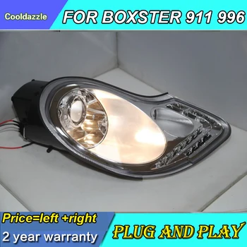 Pentru Porsche Boxster 996 911 LED Lampă de Cap de Argint