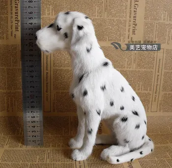 Simulare câine polietilenă&blănuri de câine model cadou amuzant despre 20cmx13cmx25cm