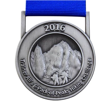Personalizat Medalie profesionale personalizate antic de argint Medalia de Atribuire Medalion de calitate superioara metalice personalizate 3D medalii