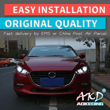 Styling auto Faruri pentru Mazda 3 Axela mustang LED-uri Faruri 2017-2019 Lampă de Cap DRL Semnal Proiector Lentilă Auto Cosmetice