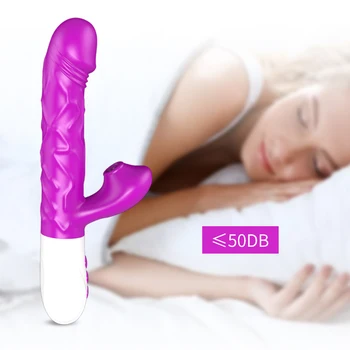 Suge Impingandu-Rabbit Vibrator Pentru Femei Clitorisul Fraier Stimulator Încălzire Penis Artificial Femeie Masturbator G Spot Vibratoare Jucarii Sexuale