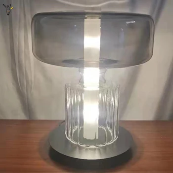 Modern Cilindrice De Sticlă Lampă De Masă Designerul Danez Led Lampa De Birou Studiu Decor Dormitor Lampă De Noptieră Lumina De Interior Nordic Corp De Iluminat