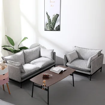 Apartament canapea tesatura dormitor dublu minimalist modern, camera de zi canapea