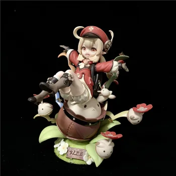 Kawaii Genshin Impact Anime figurina PVC Jucării 19cm Drăguț Mondstadt Scânteie Cavaler Klee Păpuși Decor Camera Cadou de Ziua de nastere pentru Baieti