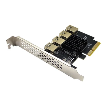 PCIE 4X la 4 Porturi USB 3.0 PCI-E Coloană 4X To16X Card de Expansiune cu PCIE de la 1 la 4 Coloană VER009S PLUS PCI Express Card Set