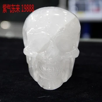 Piatra de rectificat Pur naturale alb cristal skull model 15*10.5*8.5 cm transport gratuit