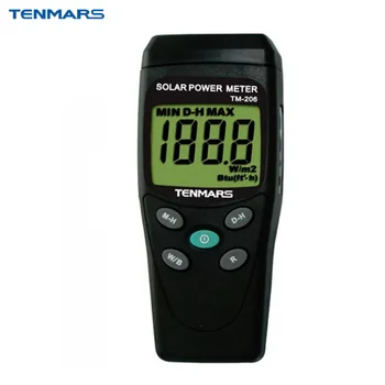 Tenmars TM-206 Solar Portabil Power Meter măsurarea Radiațiilor Tester