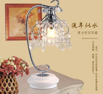 Autentic-coreean de cristal lampă de masă dormitor noptieră lampa de reglaj