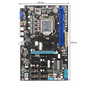 BTC-B250C Miniere Placa de baza 12 PCI Express LGA 1151 DDR4 12 GPU 1x 16x placa Grafica ETH Miner Placa de baza Pentru Bitcoin Ethereum
