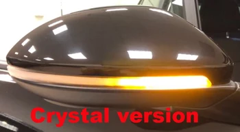 Secvențială Oglindă de semnalizare pentru Volkswagen VW Golf 7 MK7 GTI 7 MK 7.5 Rline GTD Dinamic Semnalizare LED Curge Lumini