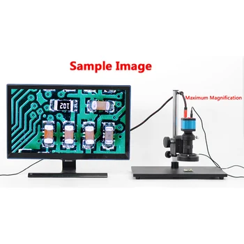 14MP HDMI USB Microscop, aparat de Fotografiat Digital Industriale Microscop Video CCD 100X C-Mount Lens 56 LED Lumina pentru PCB CPU Lipit
