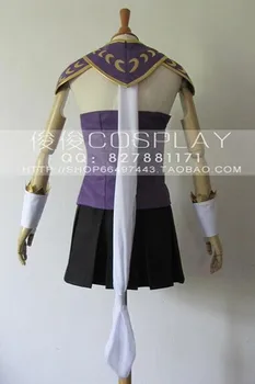 Anime Fairy Tail Lucy Heartfilia Cosplay Costum Violet Versiune Lucy Cosplay Dress Set Complet