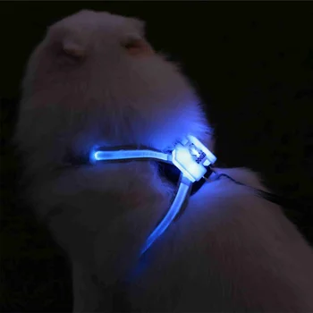 Guler Simon Model Câine Tactice Design Bun Câine de Companie LED Flash Gulere de Lumină Colorate de Semnalizare de Siguranță Intermitent Guler Hamuri