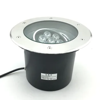 (2 buc/lot) Adjustable7w Estompat LED IP68 Subteran Lampă cu LED-uri în aer liber, Teren de Grădină Calea Lampa de Podea Subteran Îngropat în Curte