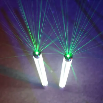 60CM Prelungit Bar Intermitent Stick Cu Laser Verde de Lumină LED-uri Șampanie Flash Stick Strobe Baton Pentru Dans Club de noapte Stick KTV