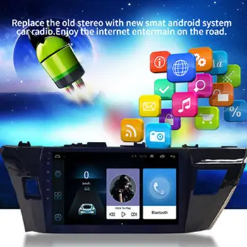 50% Vânzări la Cald 10 Inch Navigator GPS Auto Radio, DVD Player pentru Toyota Corolla 14-17 Android 10.0