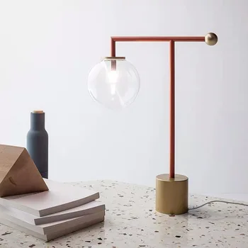 Nordic a condus minge de sticlă lampă de masă lampe de birou sala lămpi de masă swan lampa de birou lampă de masă acrilică dormitor, sufragerie
