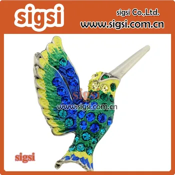 50mm 100buc cristal colorate stras colibri brosa animal ace
