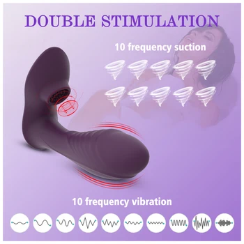 Vaginul, punctul G Supt Vibrator Cu 10 Viteze Clit Sucker Stimulator Clitoris sex Feminin Vibrator de Masaj Masturbator Jucarii Sexuale pentru Femei