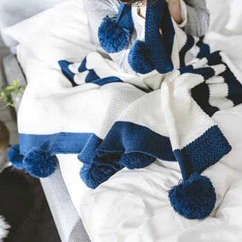 Tricotate cald Pătură Carouri canapea aer Arunca Călătorie Manta Moale Pături Pentru Paturi Cuverturi de pat Aruncă Manta Coberto manta para canapea