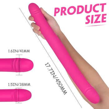 Dublu Motor Lesbiene Super Lung Penis artificial Vibratoare Automată Tracțiune 9 moduri de Dublu Jucărie Sexuală Pentru Lesbiene Vibratoare Stimularea Orgasm