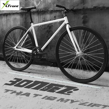 Noul X-Fata de brand fixie Biciclete Fixed gear bicicleta 50cm DIY singură viteză de invertor plimbare drum pista de biciclete fixie biciclete biciclete colorat