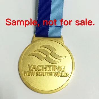 Personalizate două-partea medalie de 50mm diametru făcut în aur/argint/bronz finisaj atașat cu o panglică/250pcs