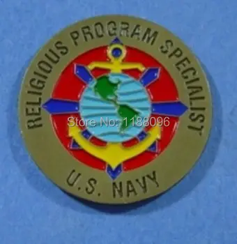 Program religios de Specialitate US NAVY a 25-a Anivers MONEDĂ preț scăzut personalizate militare monede