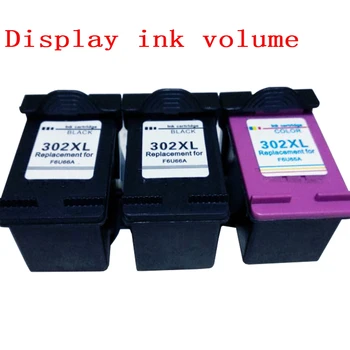 3pk Reumplut cartuș de cerneală pentru HP 302 XL F6U68AE F6U67AE HP302XL pentru Deskjet 1110 2130 3630 3631 3632 Printer