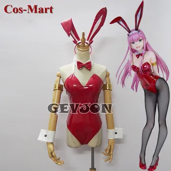 Anime DRAGĂ În FRANXX 02 Cosplay Costum Roșu Bunny Girl Salopeta Uniformă Activitatea de Petrecere, Joc de Rol Îmbrăcăminte Personalizate-Face