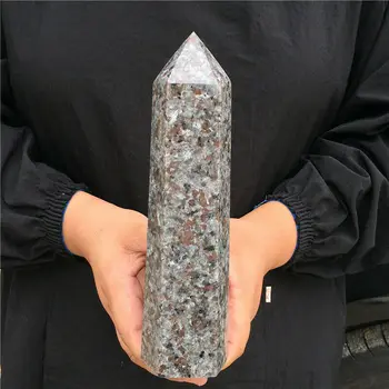 Naturale cristal flame Obelisc de piatră turn de rod de vindecare decor acasă de energie flacără de cuarț