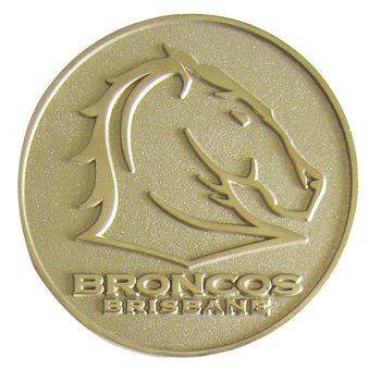 Protecția mediului prin galvanizare aur aluminiu monedă cal logo-ul monede