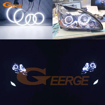 Excelent Ultra luminos led COB angel eyes kit halo inele accesorii Auto Lumina de Zi Pentru Toyota Harrier 2003-2012