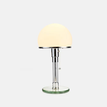 Nordic contemporan modern, camera de decorare de sticlă oțel inoxidabil lampă de masă