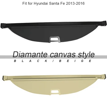 Atreus de Înaltă Calitate 1set Masina din Spate Portbagaj Scut de Securitate Marfă Acoperire Pentru Hyundai Santa Fe 2018 2017 2016-2013 accesorii