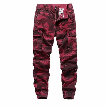 Armata militară Stil Camuflaj Pantaloni Barbati Casual Tactice Pantaloni Cargo Regulate se Potrivește Streetwear Joggeri Îmbrăcăminte
