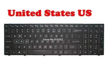 Tastatura Laptop Pentru SKIKK 15EK85 Cu Cadru Negru Nou Statele Unite ale americii-NE Cu iluminare din spate