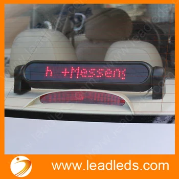 (6 buc/lot) 12V LED-uri Auto Semn Mișcare mesaj de Defilare ,Poate sprijini spaniolă, franceză, engleză și așa mai departe patru limbi