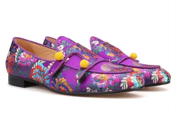 SHOOEGLE Moda Nasturii Curele de Design de Pantofi Casual De zi cu Zi în aer liber, Încălțăminte de Lux Colorat Bal Pantofi de Nunta pentru Bărbați