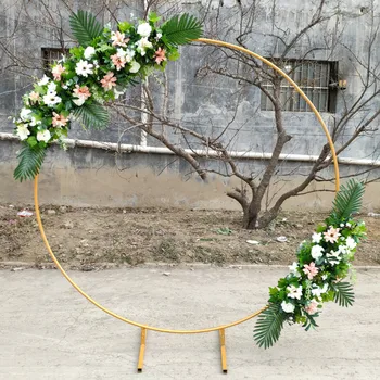 De Lux Flori Artificiale Cu Stand Set Florale Nunta Inel Arc Ghirlanda Petrecere Decoratiuni Recuzită Consumabile