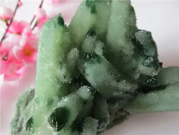 Naturale Unice Verde Cluster De Cristal Osos Cuarț Punct Bagheta Minerale De Vindecare De Cristal Druse Vug Specimen Piatra Naturala