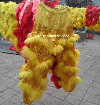 Cosplay Leu Sud Artă Populară Chineză Leu Mascota Costum, Costume De Cosplay Joc De Partid Rochie De Costume De Carnaval De Crăciun, Doi Adulți