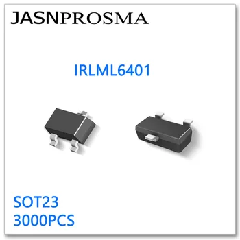 JASNPROSMA IRLML6401 SOT23 3000BUC P-Canal 12V Rds 65mR 90mR de Înaltă calitate Fabricate în China IRLML 6401