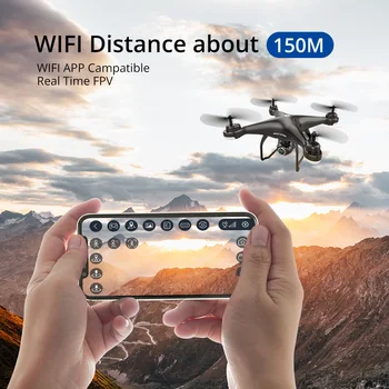 HS120D GPS Drone FPV HD 1080p Camera Profissional Wifi RC Drone Selfie Urmați-Mă Quadcopter GPS Glonass Quadrocopter