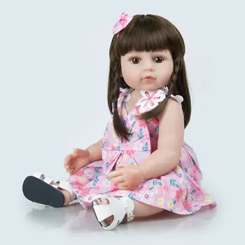 55cm NPK PAPUSA bebe renăscut fată copilul printesa realiste copii cadou corp plin de silicon copii papusa